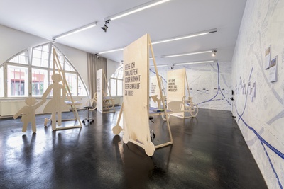 Ausstellungsansicht Autokorrektur