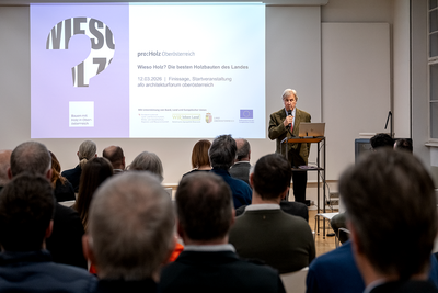 Ausstellung Wieso Holz? im afo architekturforum oberösterreich