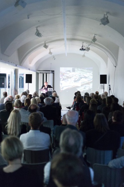 Buchpräsentationen mit Peter Weibel und Manfred Wolff-Plottegg, 01.04.2016