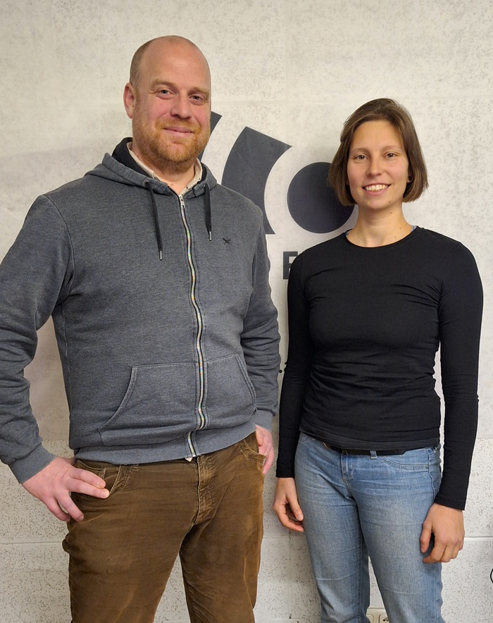 Franz Koppelstätter und Eva Schmolmüller im Radio FRO-Studio