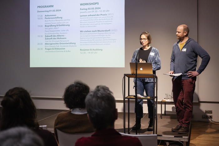 Wie geht's, Alter? | Eva Schmolmüller (Projektleiterin), Franz Koppelstätter (afo-Leiter)