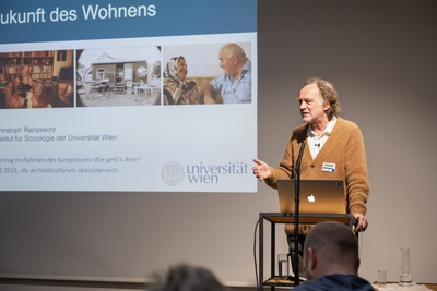 Prof. Dr. Christoph Reinprecht, Soziologe | Vortrag Zukunft des Alterns, Zukunft des Wohnens