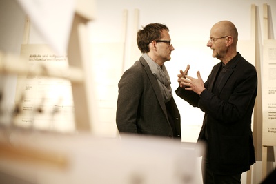 Martin Urmann (afo-Vorstand) und Heinz Plöderl (Arch+Ing)