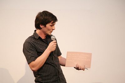 Moderator Tobias Hagleitner