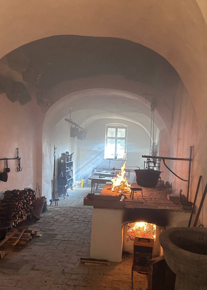 Rekonstruierte Rauchküche aus der zweiten Hälfte des 18. Jhdts, Unterer Edelhof in Forchtenstein