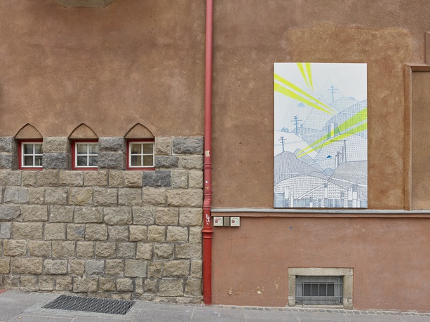 Ausstellung erfahrene Landschaft, Katja Seifert: durch mit in die landschaft – © Kurt Hörbst Ausstellung erfahrene Landschaft, Katja Seifert: durch mit in die landschaft