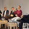 Offene Planungswerktstatt Kooperatives Verfahren Linz-Ebelsberg - vlnr: Christoph Langhof (ExpertInnenteam), Gunter Amesberger (Stadt Linz), Wolfgang Schön (WAG), Bernd Vlay (PlanerInnenteam), Andreas Kleboth (Moderation)