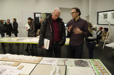 Andreas Windsperger / NÖ Wohnbauforschung und Lars Moritz / Kunstuniversität Linz / urbanistik; Eröffnung: Learning von Gänserndorf