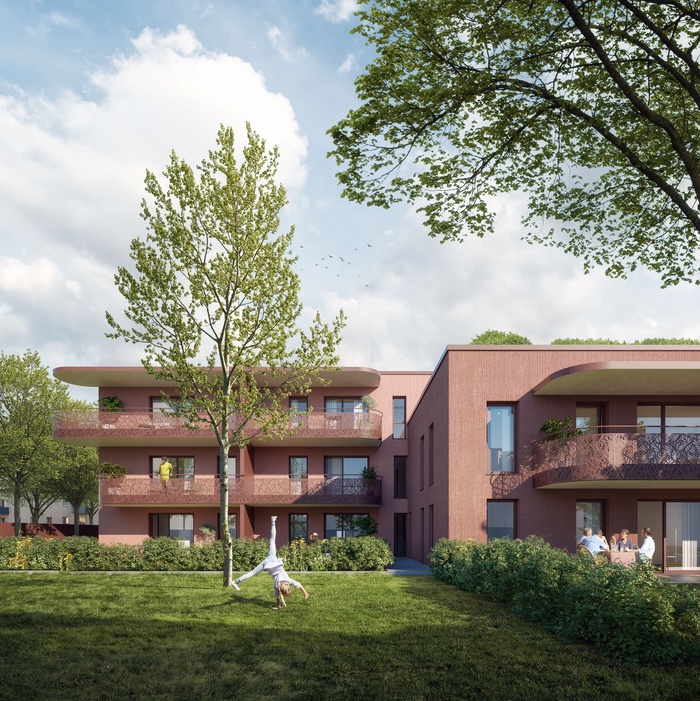 Wohnbau Johann Strauß, kontur