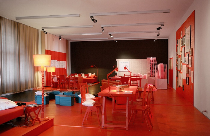 Neue Standards - Ausstellungsansicht im afo architekturforum oberösterreich