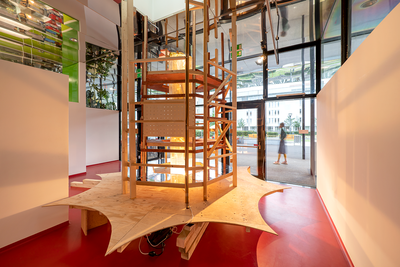 Grüße aus Linz, Installation am Grünmarkt 2020 - Silke Brösskamp