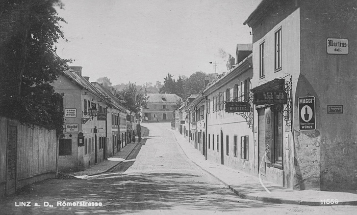 Römerstraße, ca. 1926/27, Sammlung Johannes Gstöttenmayer - Verein Geschichte teilen