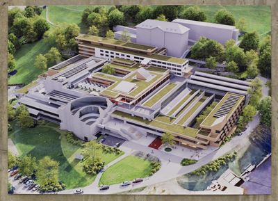 Umbau-Ansicht, Pädagogische Hochschule Linz