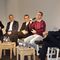 Offene Planungswerktstatt Kooperatives Verfahren Linz-Ebelsberg - vlnr: Christoph Langhof (ExpertInnenteam), Gunter Amesberger (Stadt Linz), Wolfgang Schön (WAG), Bernd Vlay (PlanerInnenteam), Andreas Kleboth (Moderation)