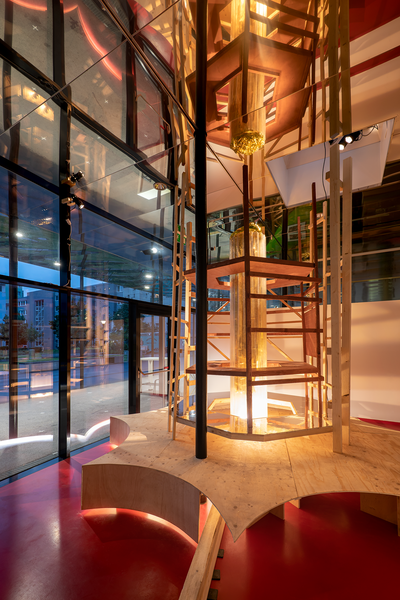 Grüße aus Linz, Installation am Grünmarkt 2020 - Silke Brösskamp