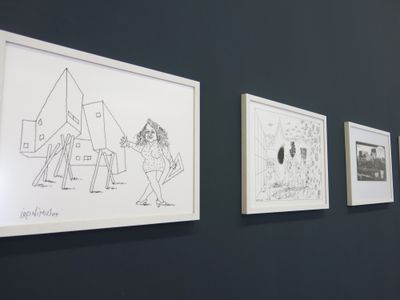 BAUhahaHAUS Ironimus / Die Star-Architekteuse & Die Star-Architekteuse (left), Louis Hellman / Cartoon