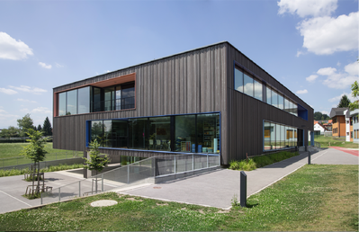 Winner of the Architecture Prize of the Province of Styria 2013: Primary School Hausmannstätten, planned by .tmp architekten