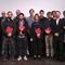 Alle PreisträgerInnen
vlnr: Therese Leick, Michael Zinganel, Philippe Jans, Michael Hieslmair, Charles Rauchs, Gerhard Flora, Nina Valerie Kolowratnik, Philipp Oberthaler, Rainer Ausserer, Falk Kremzow, Gerhard Jagersberger (BKA), Wilhelm Scherübl, Gudrun Schreiber (BKA)