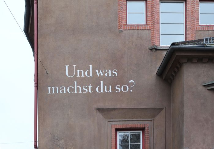 Und was machst du so? Textarbeit von Veronika Schubert