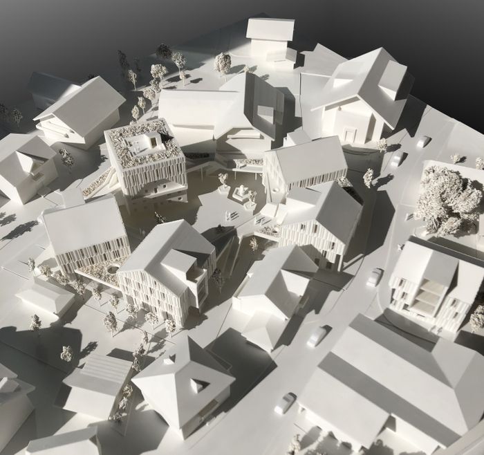 Modell Marktplatz Grödig – © MOA - Martin Oberascher & Partner