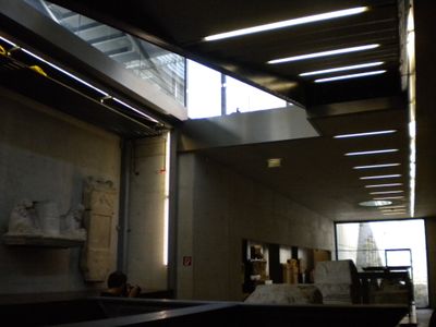 Häuser schaun 24.04.2010: Archäologiemuseum / BWM Architekten und Partner, Lapidarium / PURPUR Architektur