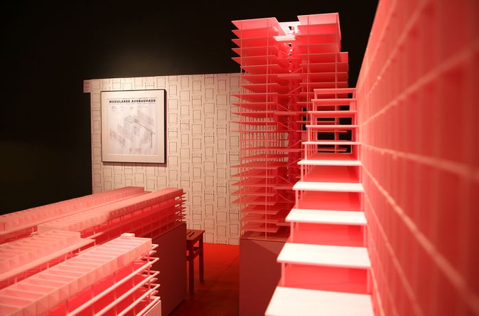 Neue Standards - Ausstellungsansicht im afo architekturforum oberösterreich