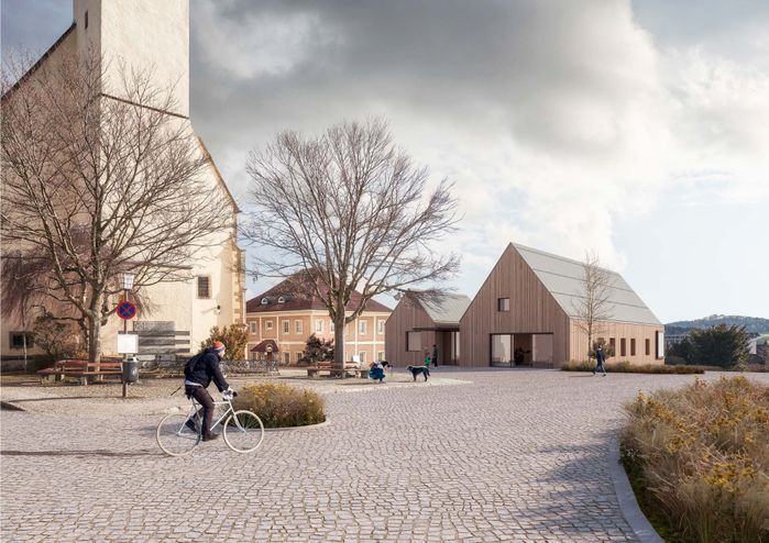 Pfarrzentrum Altenberg | Architektur: HPSA Hammerschmid, Pachl, Seebacher Architekten | Schaubild