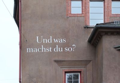 Und was machst du so? Textarbeit von Veronika Schubert