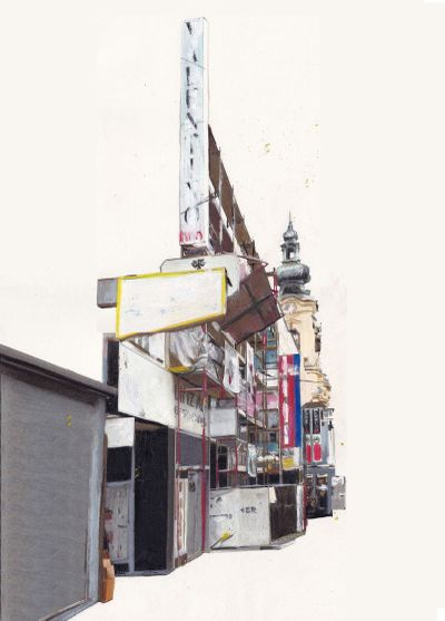 Grüße aus Linz, Postkarte – © Silke Brösskamp