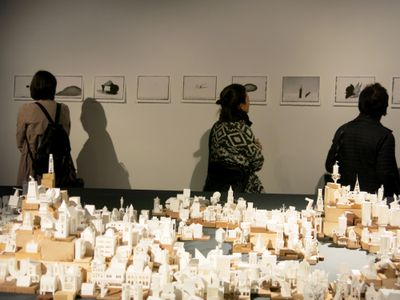 BAUhahaHAUS Paperholm / Charles Young (front), Nedko Solakov / Homes (back)