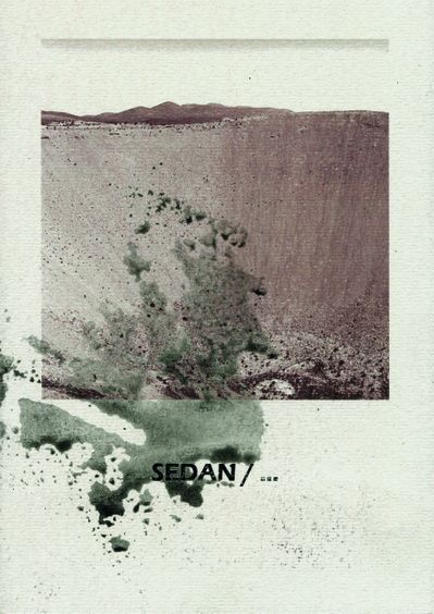 Aus der Serie »Sedan Crater Project 1-5«, 2012  Asche, Ölfarbe und Asphaltlack auf Papier | je 20,9 x 14,8 cm