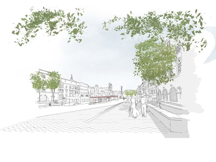 Umgestaltung des Linzer Hauptplatzes