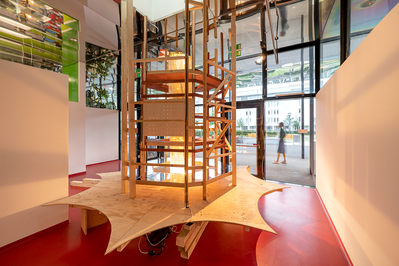 Grüße aus Linz, Installation am Grünmarkt 2020 - Silke Brösskamp