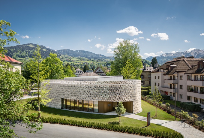 Stadtbibliothek Dornbirn
Bauherrschaft: Stadt Dornbirn
Architektur: Dietrich | Untertrifaller Architekten ZT GmbH, Bregenz und Christian Schmoelz Architekt ZT, Röthis
Fertigstellung: 2019